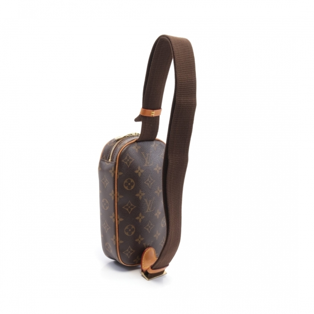 Louis Vuitton Pochette Ganju Monogram Body Bag Brown - Picture 1 of 6